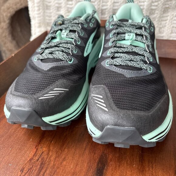 Brooks Trail Running Cascadia 16 Shoes Women's Size 8.5 Wide Black/Teal - Picture 6 of 10